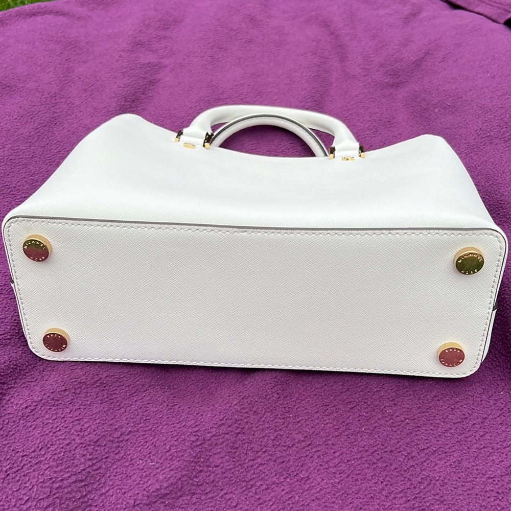 MICHAEL KORS - Saffiano Leather - White - Satchel - Picture 4 of 16